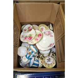 ASSORTED ENGLISH CUP AND SAUCERS