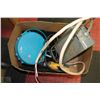 Image 1 : BOX OF ASSORTED MISCELLANOUS ITEMS; AIR HOSE REEL,