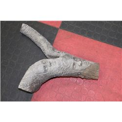 WOOD CARVED YARD ORNAMENT