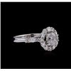 Image 1 : 14KT White Gold 1.83ctw Diamond Ring