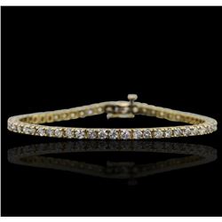 14KT Yellow Gold 4.91ctw Diamond Bracelet