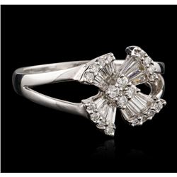 18KT White Gold 0.20ctw Diamond Ring