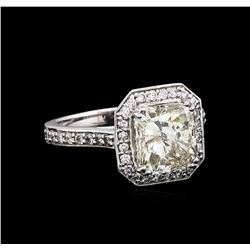 14KT White Gold 3.62ct I-1/M Diamond Ring