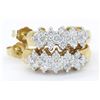 Image 1 : 1.00ctw Diamond Earrings - 14KT Yellow Gold