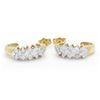 Image 3 : 1.00ctw Diamond Earrings - 14KT Yellow Gold