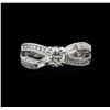 Image 2 : 1.35ctw Diamond Ring - 18KT White Gold