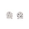 Image 1 : 1.00ctw Diamond Stud Earrings - 14KT White Gold