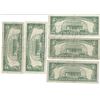 Image 2 : 1963 $5 Red Seal Bill Lot of 5