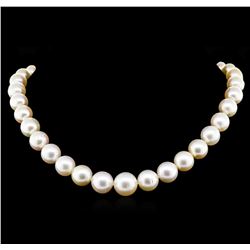 South Sea Cultured Pearl and Diamond Necklace