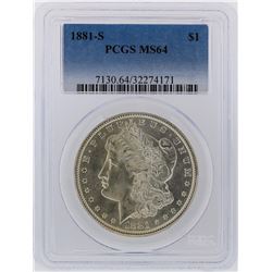 1881-S PCGS MS64 Morgan Silver Dollar