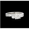 Image 1 : EGL USA Cert 1.74ctw Diamond Ring - 18KT White Gold