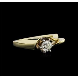 0.50ct Diamond Solitaire Ring - 14KT Yellow Gold