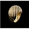 Image 3 : 18KT Yellow Gold 1.25ctw Diamond Ring