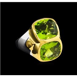 Crayola 8.90ctw Peridot Ring - .925 Silver