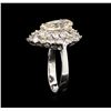 Image 4 : 14KT White Gold 4.69ctw Diamond Ring