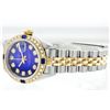 Image 6 : Rolex Two-Tone Diamond and Sapphire DateJust Ladies Watch