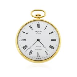 Chopard and Tiffany & Co. 18KT Yellow Gold Open Face Pocket Watch