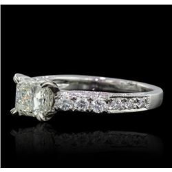 18KT White Gold 1.55ctw Diamond Ring