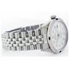 Image 3 : Rolex Stainless Steel Diamond And Sapphire DateJust Men's Watch
