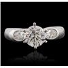 Image 2 : 18KT White Gold 1.78ctw Diamond Ring