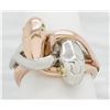 Image 1 : Tiffany & Co. 0.02ctw Diamond Snake Ring - Rose Gold and Platinum