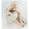 Image 2 : Tiffany & Co. 0.02ctw Diamond Snake Ring - Rose Gold and Platinum