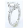 Image 5 : GIA Cert 3.21ctw Diamond Ring - Platinum