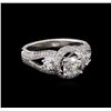 Image 1 : 1.57ctw Diamond Ring - 14KT White Gold