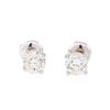 Image 1 : 1.05ctw Diamond Stud Earrings - 14KT White Gold