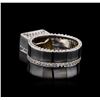 Image 3 : Crayola 3.50ct Citrine and White Sapphire Ring - .925 Silver
