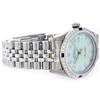 Image 2 : Rolex Stainless Steel Diamond and Sapphire DateJust Men's Watch