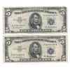 Image 1 : 1953 $5 Silver Certificate Currency Lot of 2