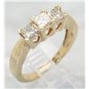 Image 1 : 0.92ctw Diamond Ring - 14KT Yellow Gold