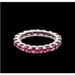 2.75ctw Pink Sapphire and Diamond Ring - 14KT White Gold