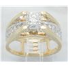Image 1 : 1.00ctw Diamond Ring - 14KT Yellow Gold