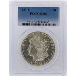 1881-S PCGS MS64 Morgan Silver Dollar