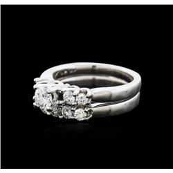 14KT White Gold 1.00ctw Diamond Ring