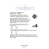 Image 4 : 2.08ct Tanzanite, Blue Sapphire and Diamond Ring - 14KT White Gold