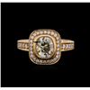 Image 2 : 18KT Rose Gold 1.83ctw Diamond Ring