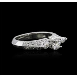 18KT White Gold 1.04ctw Diamond Ring