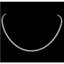 14KT White Gold 16.16ctw Diamond Necklace