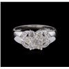 Image 2 : 14KT White Gold 0.65ctw Diamond Ring
