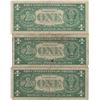 Image 2 : 1957 $1 Star Note Silver Certificate Currency Lot of 3