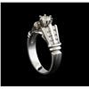 Image 4 : 0.86ctw Diamond Ring - 18KT White Gold