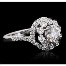 18KT White Gold 1.98ctw Diamond Ring