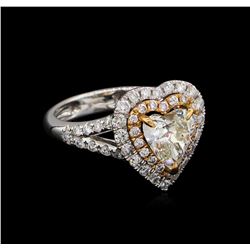 1.85ctw Diamond Ring - 18KT White Gold