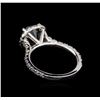 Image 3 : 3.65ctw Black Diamond Ring - 14KT White Gold