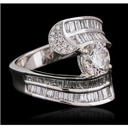 18KT White Gold 2.56ctw Diamond Ring