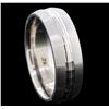 Image 1 : 14KT White Gold Band Ring