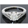 Image 5 : EGL Cert 1.57ctw Diamond Ring - 14KT White Gold
